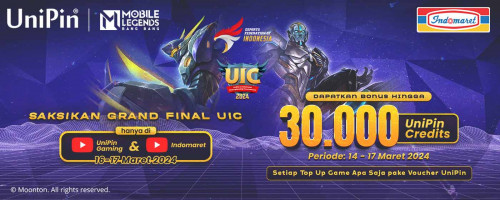 Sambut Grand Final UIC 2024, Top Up Game Apa Aja pake Voucher UniPin, Dapatkan Bonus hingga 30,000